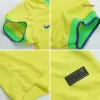 Kids Brazil Home Soccer Jersey Kit (Jersey+Shorts) 2022 - discountsoccer