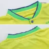 Kids Brazil Home Soccer Jersey Kit (Jersey+Shorts) 2022 - discountsoccer