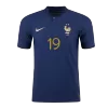 Men France BENZEMA #19 Home Player Version Jersey World Cup 2022 - discountsoccer