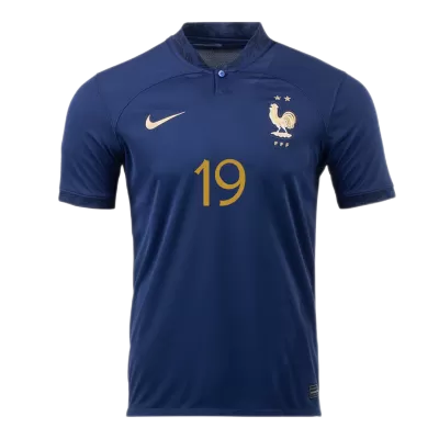 Men France BENZEMA #19 Home Soccer Jersey Shirt 2022 - discountsoccer