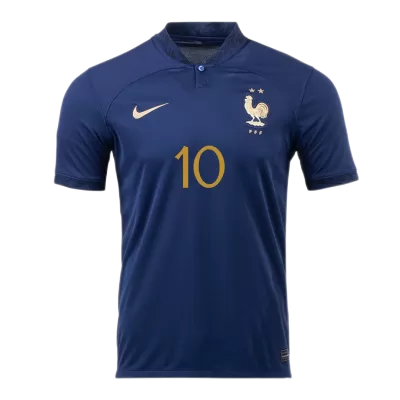 Men France MBAPPE #10 Home Soccer Jersey Shirt 2022 - discountsoccer