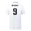 Men Real Madrid BENZEMA #9 Home Soccer Jersey Shirt 2022/23 - discountsoccer