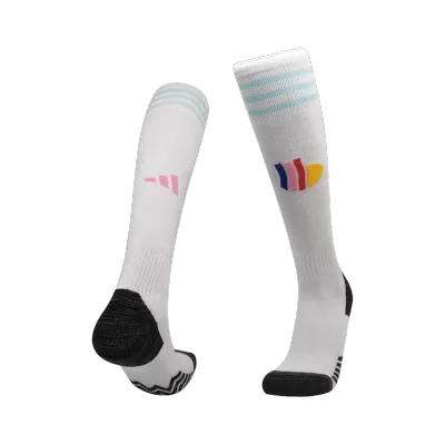 Men Belgium Away Soccer Socks 2022 - discountsoccer