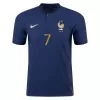 Men France GRIEZMANN #7 Home Player Version Jersey World Cup 2022 - discountsoccer