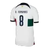 Men Portugal B.FERNANDES #8 Away Soccer Jersey Shirt 2022 - discountsoccer