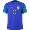 Men Brazil VINI JR #20 Away Player Version Jersey 2022 - discountsoccer