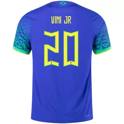 Men Brazil VINI JR #20 Away Player Version Jersey 2022 - discountsoccer