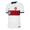 Men Portugal BERNARDO #10 Away Soccer Jersey Shirt 2022 - discountsoccer