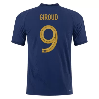 Men France GIROUD #9 Home Player Version Jersey World Cup 2022 - discountsoccer