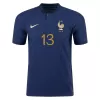 Men France KANTE #13 Home Player Version Jersey World Cup 2022 - discountsoccer