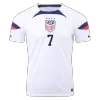 Men USA HEATH #7 Home Soccer Jersey Shirt 2022 - discountsoccer