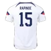 Men USA RAPINOE #15 Home Soccer Jersey Shirt 2022 - discountsoccer