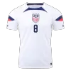 Men USA ERTZ #8 Home Soccer Jersey Shirt 2022 - discountsoccer