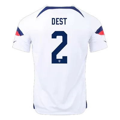 Men USA DEST #2 Home Soccer Jersey Shirt 2022 - discountsoccer