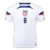 Men USA McKENNIE #8 Home Soccer Jersey Shirt 2022 - discountsoccer