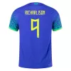 Men Brazil RICHARLISON #9 Away Player Version Jersey 2022 - discountsoccer