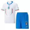 Kids Italy Away Soccer Jersey Kit (Jersey+Shorts) 2022 - discountsoccer