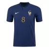 Men France TCHOUAMENI #8 Home Player Version Jersey World Cup 2022 - discountsoccer