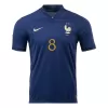 Men France TCHOUAMENI #8 Home Soccer Jersey Shirt 2022 - discountsoccer