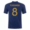 Men France TCHOUAMENI #8 Home Player Version Jersey World Cup 2022 - discountsoccer