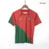 Kids Portugal Home Soccer Jersey Kit (Jersey+Shorts) 2022/23 - discountsoccer