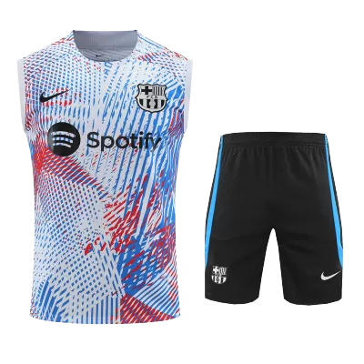 Men Barcelona Soccer Jersey Kit (Jersey+Shorts) 2022/23 - discountsoccer