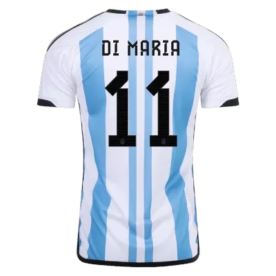 Men Argentina DI MARIA #11 Home Soccer Jersey Shirt 2022 - discountsoccer