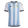 Men Argentina Home Soccer Jersey Kit (Jersey+Shorts) 2022 - discountsoccer