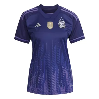 Women Argentina Away Soccer Jersey Shirt 2022 - discountsoccer