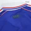 Men France Retro Jerseys Home Long Sleeve Soccer Jersey 1998 - discountsoccer