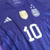 Men Argentina Messi #10 Away Player Version Jersey World Cup 2022 - Champion - discountsoccer