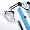 Kids Argentina Home Soccer Jersey Kit (Jersey+Shorts) 2022 - discountsoccer