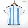 Kids Argentina Home Soccer Jersey Kit (Jersey+Shorts) 2022 - discountsoccer