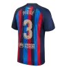 Men Barcelona PIQUÉ #3 Home Soccer Jersey Shirt 2022/23 - discountsoccer