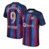 Men Barcelona LEWANDOWSKI #9 Home Soccer Jersey Shirt 2022/23 - discountsoccer