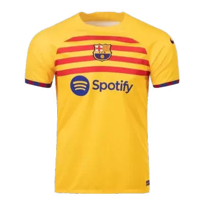 Men Barcelona Fourth Away Soccer Jersey Shirt 2022/23 - discountsoccer