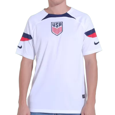 Men USA Home Soccer Jersey Shirt 2022 - discountsoccer