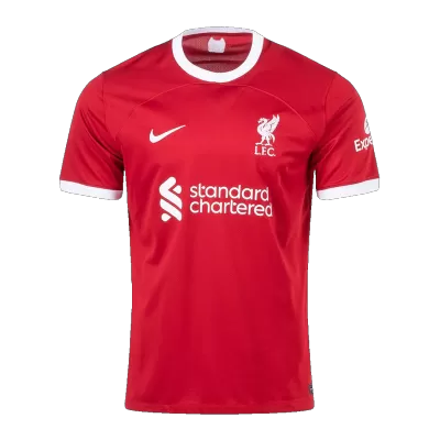 Men Liverpool Home Soccer Jersey Shirt 2023/24 - discountsoccer