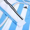 Men Argentina Retro Jerseys Home Long Sleeve Soccer Jersey 2006 - discountsoccer