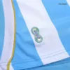 Men Argentina Retro Jerseys Home Long Sleeve Soccer Jersey 2006 - discountsoccer