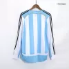 Men Argentina Retro Jerseys Home Long Sleeve Soccer Jersey 2006 - discountsoccer