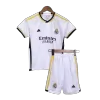 Kids Real Madrid Home Soccer Jersey Whole Kit (Jersey+Shorts+Socks) 2023/24 - discountsoccer