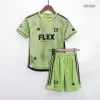 Kids Los Angeles FC Away Soccer Jersey Kit (Jersey+Shorts) 2023 - discountsoccer