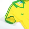 Men Brazil Retro Jerseys Home Soccer Jersey 1977 - discountsoccer