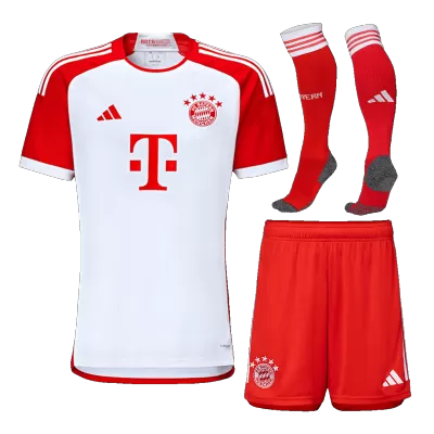 Kids Bayern Munich Home Soccer Jersey Whole Kit (Jersey+Shorts+Socks) 2023/24 - discountsoccer