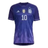 Women Argentina MESSI #10 Away Soccer Jersey Shirt 2022 - discountsoccer