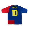 Men Barcelona MESSI #10 Retro Jerseys Home Long Sleeve Soccer Jersey 2008/09 - discountsoccer