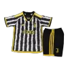 Kids Juventus Home Soccer Jersey Whole Kit (Jersey+Shorts+Socks) 2023/24 - discountsoccer