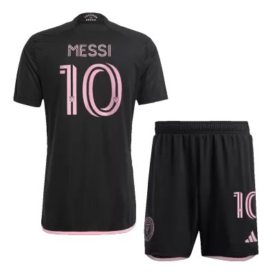 Men Inter Miami CF MESSI #10 Away Soccer Jersey Kit (Jersey+Shorts) 2023 - discountsoccer