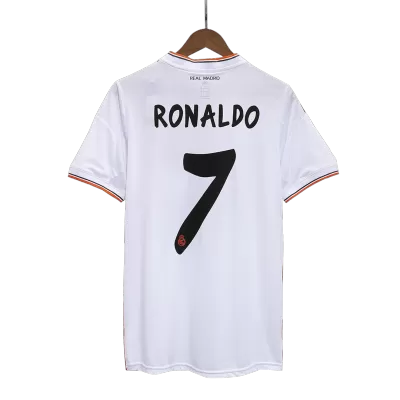 Men Real Madrid RONALDO #7 Home Soccer Jersey Shirt 2013/14 - discountsoccer